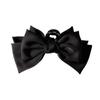 Pinza para el cabello con lazo de doble cara negro, accesorio para el cabello, pinza para el cabello de princesa, pinza para la parte posterior de la cabeza femenina con forma de tiburón grande, tocado, horquilla