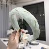 Acessórios de Cabelo Estilo Coreano Tiara Renda Mesh Orifício para Cabelo Torcido à Mão Trança Corrente Faixa de Cabelo