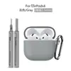 Adequado para Capa Protetora AirPods 5ª Geração, Capa de Silicone para Fone de Ouvido Apple 4ª Geração, Capa Protetora Universal para AirPods 4