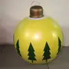 Nuevo Producto de Comercio Exterior Pelota Inflable de Navidad Adornos Navideños Pelota Luminosa Pelota Inflable Navideña de PVC Pelota Festiva Pelota Decorativa