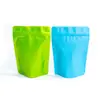Bolsa Autorrecerrante de Color Aluminizada Auto-soportante Bolsa de Empaque para Cebo de Pesca Snack Alimento Té Bolsillo Sellante Blanco Auto-soportante Auto-sellante