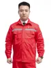 Conjunto de Ropa de Trabajo Antiestática para Hombre de Primavera y Otoño, Ropa de Trabajo de Manga Larga Reflectante para Gasolinera, Ropa de Protección Laboral Resistente al Desgaste para Taller de Verano