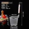 Colher de macarrão de aço inoxidável, escorredor para aprofundar a cerca de pó, cozinha, macarrão, colher grande, colher malatang, filtro anti-escaldante, colher de fritura
