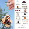 Sino dos Ventos Pendente de Casca de Fruta de Planta Natural Indonésia Kit de Materiais DIY Feito à Mão Sino dos Ventos Natural Estilo Floresta Decoração para Pendurar no Carro