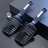 Pente de Costela Gradiente Wanmei Estilo Pente Grande Curvo Pente para Modelagem Fofa Dente Largo Pente para Alisar Cabelo Pente de Cabeleireiro para Crânio Alto