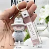 Llavero de Labubu Muñeco de Peluche Colgante Labubu Transfronterizo Colgante para Mochila Escolar Muñeco de Caja Sorpresa Labubu Flocado