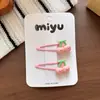 Oferta Especial Benefício Verão Versátil Óleo Gotas Desenho Animado Franja Infantil BB Clip Presilha de Cabelo Lado da Menina Franja de Fruta Presilha de Cabelo Acessórios de Cabelo