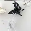 Mariposa de agua acrílico transparente clip de mariposa líquido diseño de nicho súper hada temperamento pasador accesorios para el cabello