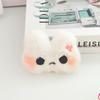 Colgante de Muñeco de Conejo Llorón Chillón Lindo Felpa Niña Corazón Adorno Colgante Decoración de Bolso Cadena Colgante Llavero Regalo