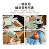Guantes de Silicona Aislantes, Resistentes a Altas Temperaturas, Guantes de Cocina Largos Individuales Antideslizantes, Guantes de Algodón Engrosados para Hornear Antiescaldaduras