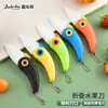 Fábrica de Origen Yangjiang Molde Privado Personalizado Empaque de Color Oem Loro Pájaro Cuchillo Plegable de Cerámica Cuchillo de Fruta de Cerámica