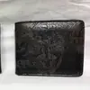 Mercadorias de Herói: Carteira Joker em Couro PU Embossado, Porta-Moedas Personalizado da Moda, Carteira com Urso Preto e Branco Embossado