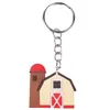 Chaveiro de Fazenda Animais Pequenos PVC Pônei Cordeiro Decoração Presente Transfronteiriço Amazon AliExpress Chaveiro Animal