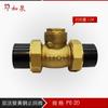 Unión de latón válvula de retención ppr tope de agua cobre puro horizontal válvula de retención termofusible 4 puntos 6 puntos 1 pulgada Zhejiang Yuhuan venta al por mayor