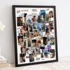 Photo Frame casal impressão de fotos diy quebra-cabeça personalizado feito à mão álbum comemorativo Polaroid aniversário presente Dia dos Namorados