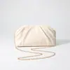 Bolso Nuevo Exquisito para Mujer con Pliegues en Forma de Nube, Bolso Cruzado Versátil, Bolso de Cadena de Moda Tendencia, Bolso de Noche