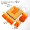 Caja de Papel de Cuero Transfronteriza para Joyería Caja para Anillos Caja de Empaque para Joyería Par de Pulseras Anillo Collar Caja de Regalo Caja de Joyería