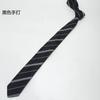 Gravata Listrada de 6cm Amarrada à Mão Acessório para Uniforme Escolar Estilo Universitário Gravata Casual Fabricante de Roupas Atacado em Estoque