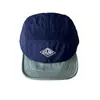 Gorra de Béisbol de Bloques de Color de Verano de Secado Rápido con Letras, Visera Corta, Unisex para Senderismo y Montañismo al Aire Libre, Sombrero con Protección Solar