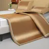 Esterilla Refrigerante de Verano, Juego de Tres Piezas de Esterilla de Ratán, Cama Plegable para la Pausa del Almuerzo, Esterilla Engrosada para Dormitorio Estudiantil, Esterilla de Seda de Hielo, Esterilla Suave al por Mayor