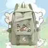 Mochila escolar de cachorrinho de desenho animado para meninos e meninas, mochila infantil de grande capacidade para o terceiro ao sexto ano, bolsa versátil de ombro duplo