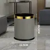 Lixeira de Camada Dupla para Quartos de Hotel, Uso Doméstico em 10 Salas de Estar e Quartos, Cesto de Lixo para Banheiro Sem Tampa, Suporte de Lixo para Vaso Sanitário