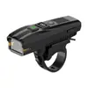 Luz y Bocina de Bicicleta Populares Integradas Luz Fuerte Faro para Montar de Noche Detección Inteligente de Luz Carga Faro para Montar de Noche en Montaña