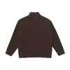Yidao Roupas Vintage 2026 Outono Novo Retrô Japonês Simples Cor Sólida Estilo Old Money Cardigã Moletom Solto com Botões para Homem