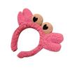 Diadema de cangrejo de dibujos animados de Corea del Sur para mujer, diadema para lavar la cara, diadema simple, peluda, linda, horquilla, diadema, accesorios para el cabello