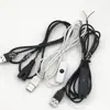 Lámpara de escritorio LED con interruptor, línea 501USB, interruptor USB con interruptor, lámpara genial, lámpara LED con clip, luz nocturna.