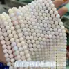Piedra Natural Cuentas Redondas Gama Alta Turmalina Calcedonia Ágata Cuentas Sueltas Cuentas para Hilo Pulsera Joyería DIY Accesorios Hilo de Mano Cuentas