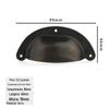 Jingmao Novo Estilo Chinês Home Decoração Material de Ferro Armário Antigo Shell Ferro Retro Semi-circular Acessórios Handle