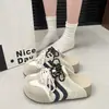 Pantuflas Cerradas de Suela Gruesa para Mujer, Estilo Nuevo Tendencia Primavera 2026, con Cordones para Aumentar la Altura, Tipo Birkenstock, Slip-On, Zapatos de Entrenamiento Alemanes