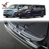 Adecuado para Honda 22 Stepwgn Parachoques Trasero Modificado Portón Trasero Pedal de Acero Inoxidable Protector Exterior del Parachoques Trasero