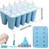 Molde de Silicona para Paletas de Hielo 4 Cavidades 6 Cavidades 10 Cavidades 12 Moldes para Paletas DIY Paleta de Hielo Molde de Hielo Venta al por Mayor