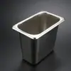 Aço Inoxidável Tigela Portionada Caixa de Temperos Caixa de Sorvete Caixa de Pó para Geleia Pó para Chá com Leite Recipiente Durável