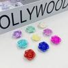 Materiales DIY al por mayor para hacer Ramos de Felicidad con Cuentas, Cuentas de Rosa Planas Hechas a Mano de 18 mm, 16 mm, 14 mm, Estilo Ins