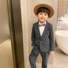 Conjunto de Traje para Niños 2026 Otoño Nuevo Estilo Coreano Casual Elegante Traje Pequeño Conjunto de Dos Piezas Venta al por Mayor