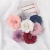 Yiwu Tela de Seda de Microfibra Materiales de Flores DIY Flor Artificial Hecha a Mano Pasador de Pelo Accesorios de Tela Accesorios Al Por Mayor