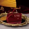 Caixa de Doces 2023 Nova Sacola de Doces de Caqui Caixa de Doces para Casamento Embalagem de Caixa de Presente de Alto Nível Caixa de Doces Suprimentos para Casamento