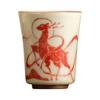 Fábrica Todo el Camino con Taza Recta Antiescaldado Cerámica Taza de Té Taza Maestra Juego de Té Taza de Té Kung Fu Individual