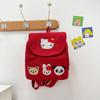 Bolsa Infantil 2026 Verão Novo Estilo Mochila Escolar para Crianças do Ensino Fundamental Mochila para o Dia a Dia Mochila de Gatinho Fofo para Meninas