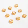 Xiao Bao Cobre Chapado en Oro Antiguo Conservador de Color con Cuentas Espaciadoras de Piedra Lunar Natural, Accesorios del Año del Caballo, Pulsera DIY Collar Colgante Redondo