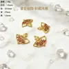 Liga Flor Oca Brinco DIY Pingente de Franja Gota de Óleo Flor com Pedras Strass Acessórios de Carro Pingente de Franja Step Shake