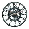 Amazon Reloj de pared de resina impermeable para exteriores de 12 pulgadas sala de estar jardín reloj de pared decorativo reloj de pared simple reloj