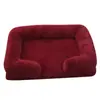 Camas para perros y gatos, camas redondas para mascotas de felpa de pelo largo, camas para perros, colchonetas de invierno para perros, camas para mascotas, suministros para mascotas al por mayor