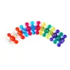 Quadro Negro Magnético Transparente Colorido para Ensino Escritório Pregos Magnéticos Fortes Redondos Magnéticos Fortes 21*25mm Frutas Coloridas Pregos Magnéticos Coloridos