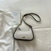 Bolso Pequeño Color Block para Mujer Verano 2026 Nuevo Casual Bolso de Hombro Único Cruzado Personalidad Ins Popular para Viajes Cotidianos Bolso de Axila