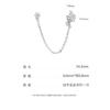 Acero de titanio 316L cobre chapado en oro microincrustado arete para cartílago de la oreja par joyería para piercing aretes adornos para la oreja aretes aretes para cartílago de la oreja