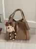 Bolso de Mano Casual de Gama Alta Tipo Cubo para Mujer 2025 Invierno Nuevo de Moda Versátil Elegante Bolso de Hombro Cruzado